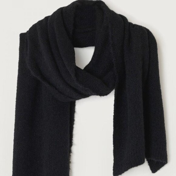 NEW American Vintage East Scarf in Noir ALPACA WOOL WINTER